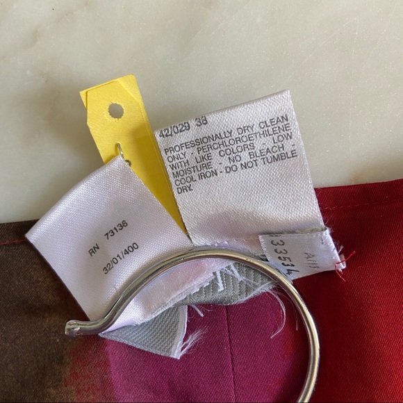 MaxMara Abstract Art Sleeveless Pinafore Shift Dress | Size 4 - Picture 10 of 13